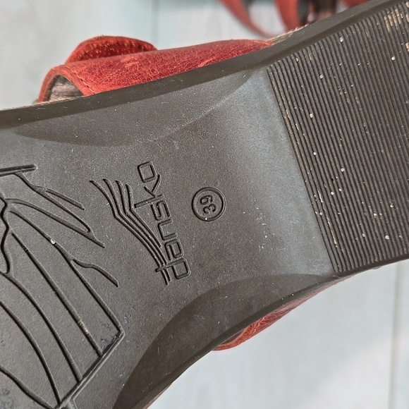 Dansko Women Leather Sandals Shoes Sz 39/8.5-9 - Picture 11 of 13